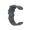 For Huami Amazfit 2/A1807 Steel Buckle Silicone Watch Band(Gray)
