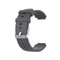 For Huami Amazfit 2/A1807 Steel Buckle Silicone Watch Band(Gray)