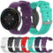 For Huami Amazfit 2/A1807 Steel Buckle Silicone Watch Band(Gray)
