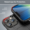 Rugged Shield Full Coverage Shockproof TPU Case For iPhone 14 (Black)