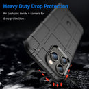 Rugged Shield Full Coverage Shockproof TPU Case For iPhone 14 Max (Black)