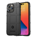Rugged Shield Full Coverage Shockproof TPU Case For iPhone 14 Pro Max (Black)