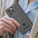 Rugged Shield Full Coverage Shockproof TPU Case For iPhone 14 Pro Max (Black)