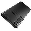 For Sony Xperia 1 IV Carbon Fiber Texture Shockproof TPU Case(Black)