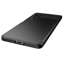 For Sony Xperia 1 IV Carbon Fiber Texture Shockproof TPU Case(Black)