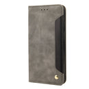 For Motorola Moto G52 Skin Feel Splicing Leather Phone Case(Grey)
