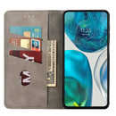 For Motorola Moto G52 Skin Feel Splicing Leather Phone Case(Grey)
