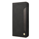 For Motorola Moto G52 Skin Feel Splicing Leather Phone Case(Black)