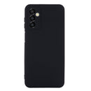 For Samsung Galaxy M23 5G Pure Color Liquid Silicone Shockproof Phone Case(Black)