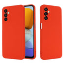 For Samsung Galaxy M23 5G Pure Color Liquid Silicone Shockproof Phone Case(Red)