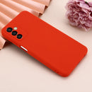 For Samsung Galaxy M23 5G Pure Color Liquid Silicone Shockproof Phone Case(Red)