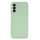 For Samsung Galaxy M23 5G Pure Color Liquid Silicone Shockproof Phone Case(Green)