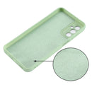 For Samsung Galaxy M23 5G Pure Color Liquid Silicone Shockproof Phone Case(Green)