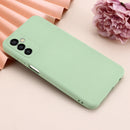 For Samsung Galaxy M23 5G Pure Color Liquid Silicone Shockproof Phone Case(Green)