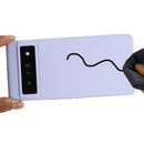 For Google Pixel 7 Pro Pure Color Liquid Silicone Shockproof Phone Case(Purple)