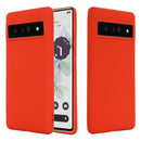 For Google Pixel 7 Pro Pure Color Liquid Silicone Shockproof Phone Case(Red)