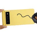 For Google Pixel 7 Pure Color Liquid Silicone Shockproof Phone Case(Yellow)