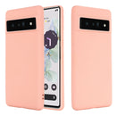 For Google Pixel 7 Pure Color Liquid Silicone Shockproof Phone Case(Pink)