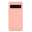 For Google Pixel 7 Pure Color Liquid Silicone Shockproof Phone Case(Pink)