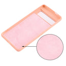 For Google Pixel 7 Pure Color Liquid Silicone Shockproof Phone Case(Pink)