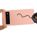 For Google Pixel 7 Pure Color Liquid Silicone Shockproof Phone Case(Pink)
