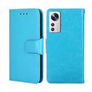 For Xiaomi 12 Pro Crystal Texture Leather Phone Case(Sky Blue)