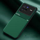 For vivo X80 Pro Classic Tilt Magnetic Phone Case(Green)
