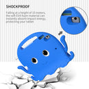 Octopus EVA Shockproof Tablet Case with Screen Film & Shoulder Strap For iPad 9.7 2018 / 2017 / Air 2 / Air / Pro 9.7(Blue)