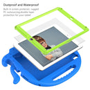 Octopus EVA Shockproof Tablet Case with Screen Film & Shoulder Strap For iPad 9.7 2018 / 2017 / Air 2 / Air / Pro 9.7(Blue)