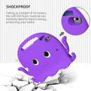Octopus EVA Shockproof Tablet Case with Screen Film & Shoulder Strap For iPad 9.7 2018 / 2017 / Air 2 / Air / Pro 9.7(Purple)