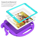 Octopus EVA Shockproof Tablet Case with Screen Film & Shoulder Strap For iPad 9.7 2018 / 2017 / Air 2 / Air / Pro 9.7(Purple)