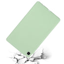 For Samsung Galaxy Tab A7 Lite Solid Color Liquid Silicone Shockpoof Tablet Case(Green)