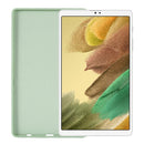 For Samsung Galaxy Tab A7 Lite Solid Color Liquid Silicone Shockpoof Tablet Case(Green)