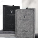 For MicroSoft Surface Pro 7 / 6 / 5 / 4 Deer Head Pattern Tablet Leather Case(Grey)