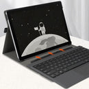 For MicroSoft Surface Pro 7 / 6 / 5 / 4 Deer Head Pattern Tablet Leather Case(Grey)