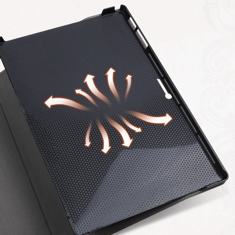 For MicroSoft Surface Pro 7 / 6 / 5 / 4 Deer Head Pattern Tablet Leather Case(Grey)