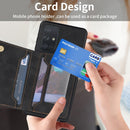 For Samsung Galaxy A71 4G Zipper Card Holder Phone Case(Black)