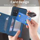 For Samsung Galaxy A71 4G Zipper Card Holder Phone Case(Blue)