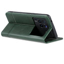 For vivo X80 Pro AZNS Magnetic Calf Texture Leather Phone Case(Dark Green)