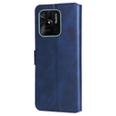 For Xiaomi Redmi 10C 4G Classic Calf Texture Flip Leather Phone Case(Blue)