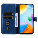For Xiaomi Redmi 10C 4G Classic Calf Texture Flip Leather Phone Case(Blue)