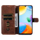 For Xiaomi Redmi 10C 4G Classic Calf Texture Flip Leather Phone Case(Brown)