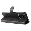 For Xiaomi Redmi 10C 4G Classic Calf Texture Flip Leather Phone Case(Black)