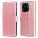 For Xiaomi Redmi 10C 4G Classic Calf Texture Flip Leather Phone Case(Rose Gold)