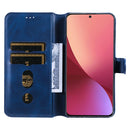 For Xiaomi 12 / 12X Classic Calf Texture Flip Leather Phone Case(Blue)