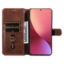 For Xiaomi 12 / 12X Classic Calf Texture Flip Leather Phone Case(Brown)