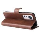 For Xiaomi 12 / 12X Classic Calf Texture Flip Leather Phone Case(Brown)