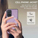For Samsung Galaxy A51 4G Line Card Holder Phone Case(Purple)