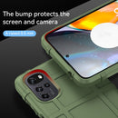 For Motorola Moto E32 Full Coverage Shockproof TPU Phone Case(Green)