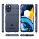 For Motorola Moto E32 Full Coverage Shockproof TPU Phone Case(Blue)